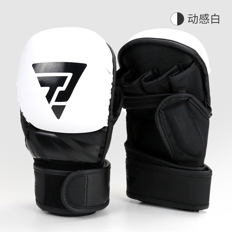 Guantes de boxeo MMA personalizados ZTTY, hombres adultos, guantes de lucha profesionales, Sanda, guantes de lucha física, ufc