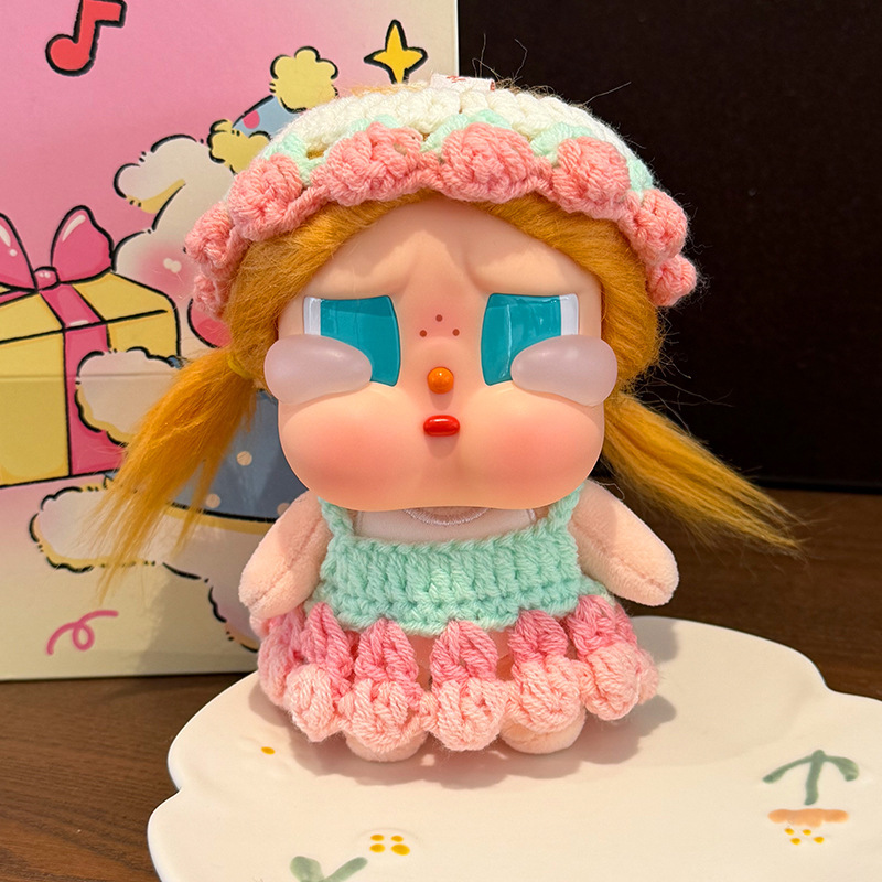 Crybaby Crying Doll Clothes, Clothes and Skirts, Hats, Backpacks, Dress-Up Accessories for Dolls, Handmade Crochet Crybaby Crying Doll Clothes, Clothes and Skirts, Hats, Backpacks, Dress-Up Accessories for Dolls, Handmade Crochet