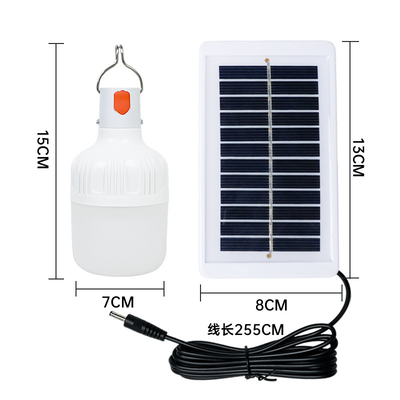 LED 緊急電球屋台ライト屋外キャンプ充電ワイヤレス照明 USB 省エネ防水屋外ソーラー|undefined