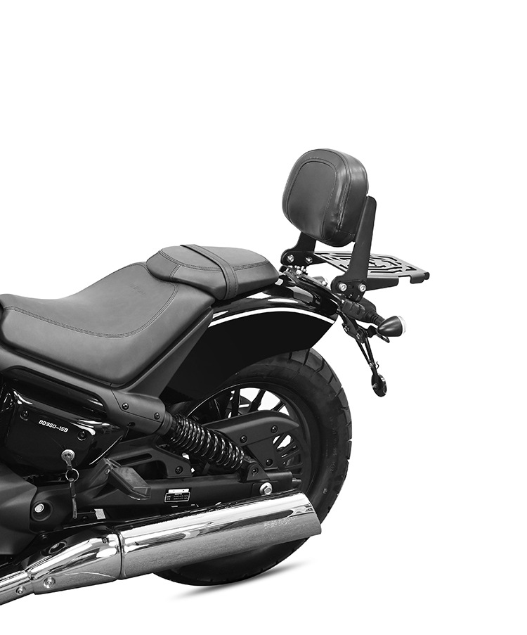 Suitable for Benda Jinjila 350 Backrest Tail Rack Rear Tail Rack Tail Wing Multifunctional Folding Backrest