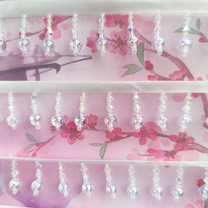 2.5CM short AB color bubble beads crystal bead curtain decoration handmade beaded bead curtain lace tassel bead imitation pearl 2.5CM short AB color bubble beads crystal bead curtain decoration handmade beaded bead curtain lace tassel bead imitation pearl