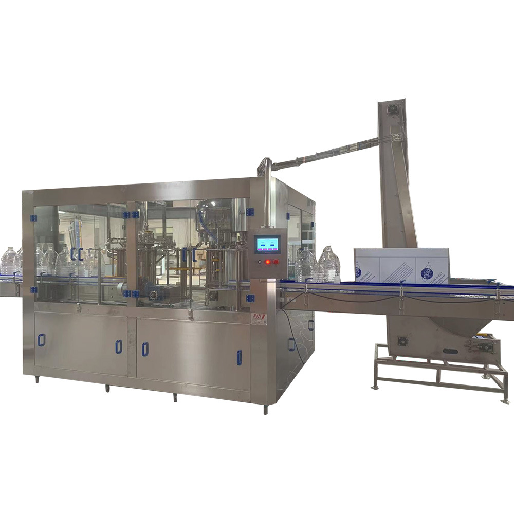 定制旋转式桶装水灌装机3/5/7.5L直线纯净水灌装生产线灌装设备