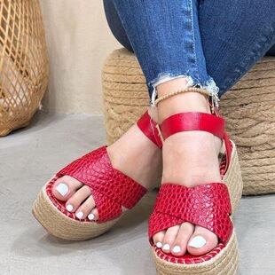 S 56984 Platform Wedge Sandals �q���¸���Ь