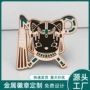 定做学校定制金属校徽