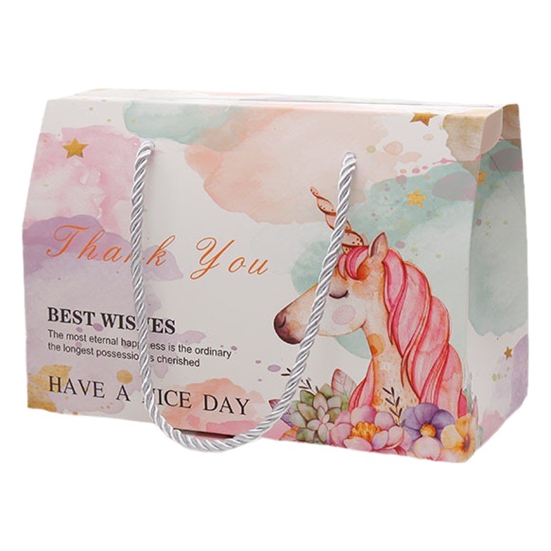 Caja de regalo para hornear caja de embalaje copo de nieve crujiente caramelo bolso turrón una Jin galleta creativa caja de regalo en stock