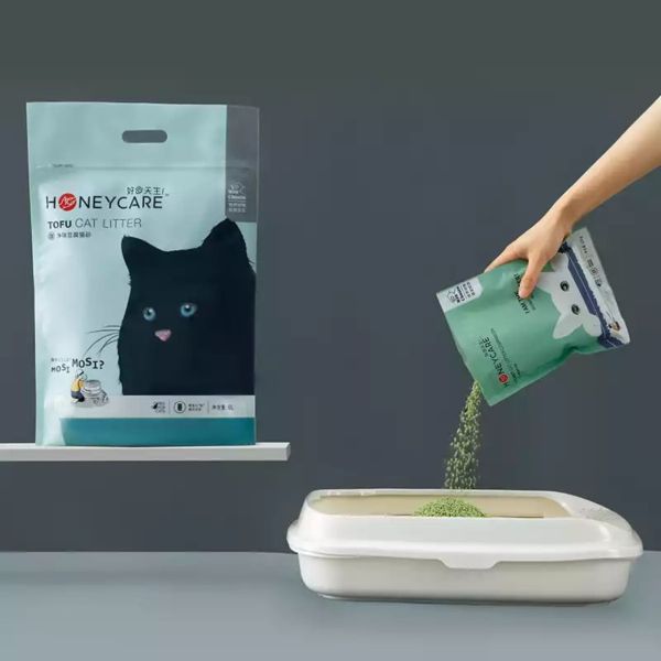 好命天生貓砂伴侶200g去味Honeycare可沖廁所屎植物淨味