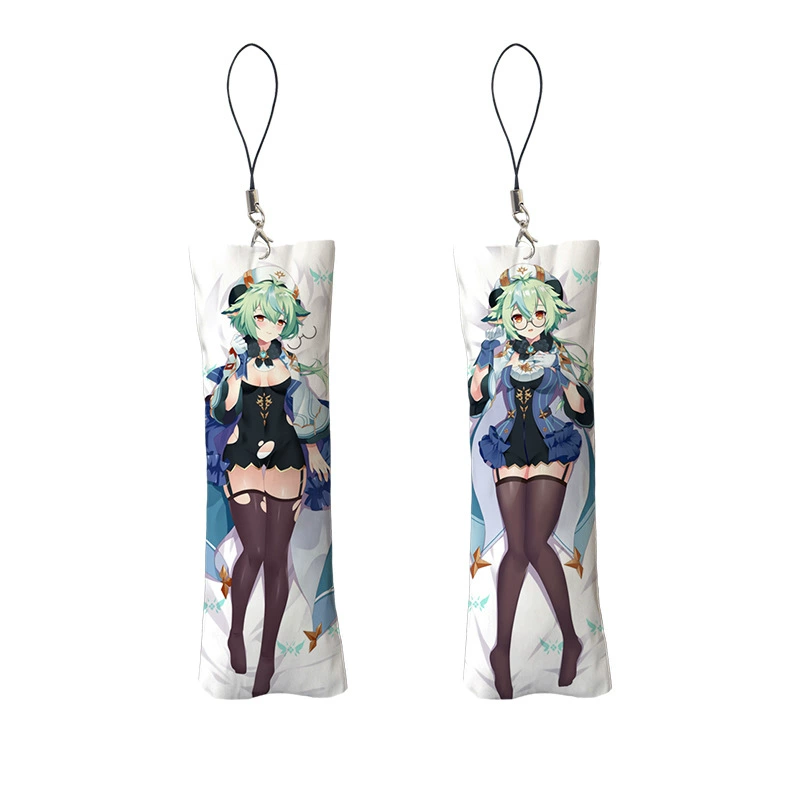 [小抱枕钥匙扣迷你挂件Mini Dakimakura魈钟离八重子书包挂件] → мини-подушка брелок ключей маленький подвесной брелок рюкзачок