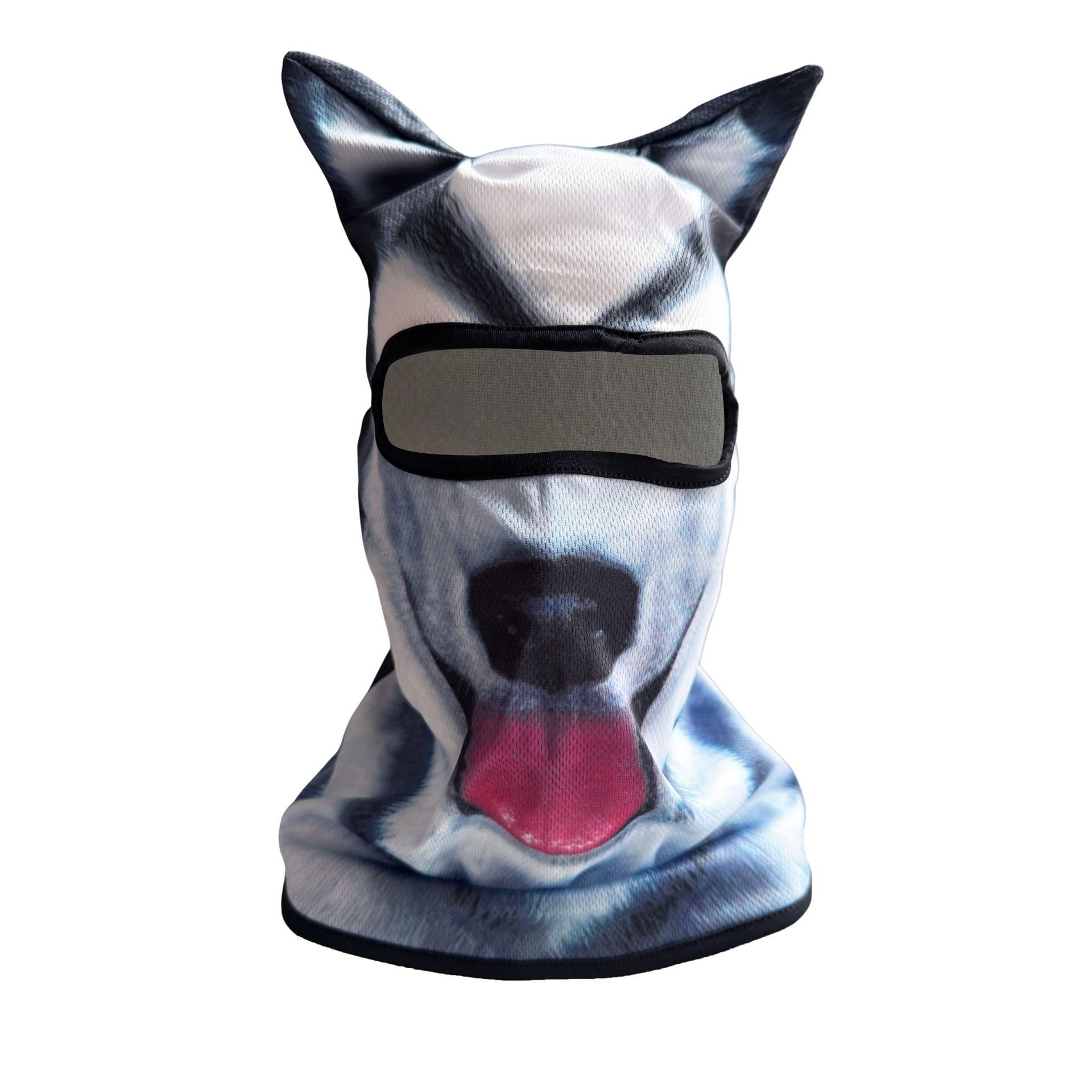 Transfronterizos 3D patrón de animal cara Gini máscara solar al aire libre extraño viaje de verano imperativo para montar la cabeza