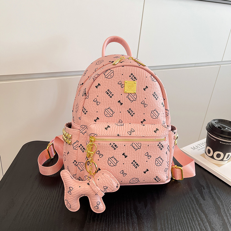 Bolso medio desnudo rosa oscuro