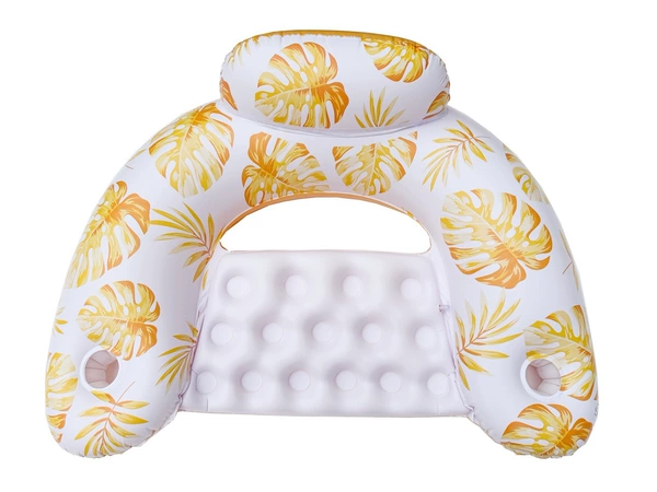Yellow Leaf U-shaped Lounge Chair (Packed)