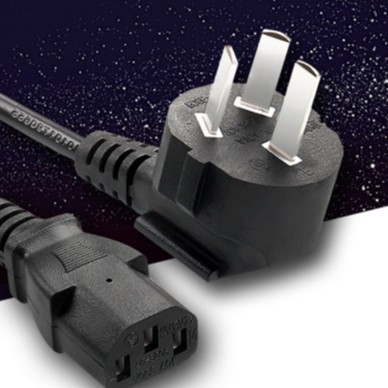 电饭锅水壶台式机电脑电源线三孔电饭煲显示器打印机主机品字插头