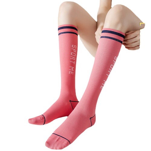 Socks women's calf socks pressure socks professional sports fitness yoga aerobics running thin muscle compression socks students