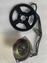 25H 68齿链条后链轮带盖齿轮变速箱