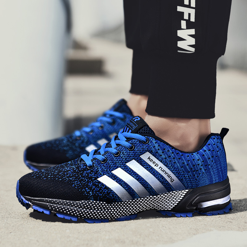 2025 Men's Shoes Large Size Sports Shoes Outdoor Men's Running Shoes Breathable Mesh Shoes Men's Casual Shoes Extra Large Size