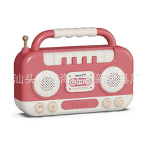 儿童多功能早教收音机跨境外贸益趣电子琴录音机婴幼儿学习机玩具