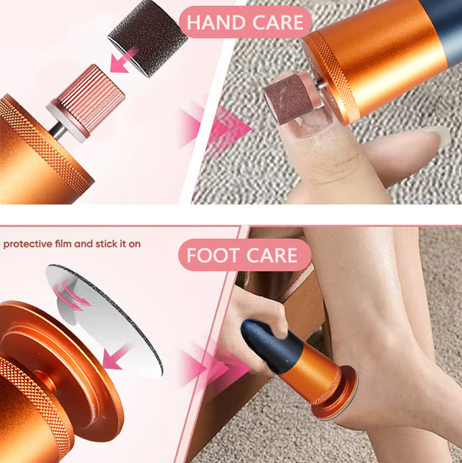 Appareil de pédicure électrique automatique pour la maison, lime à pieds rechargeable, élimine les peaux mortes et les callosités, machine de soin des pieds_voghion.com