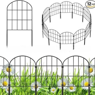 Cross Border Iron Art Ornament Garden Fence Animal Barrier Fence for Landscape Courtyard Outdoor Cat Dog Cage