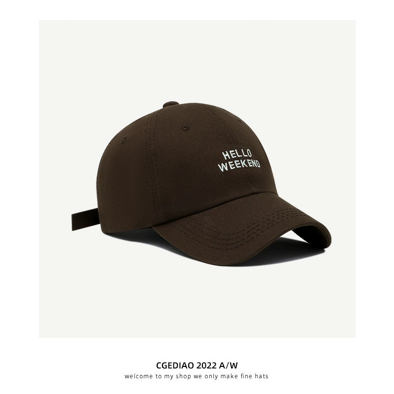 Embroidered Baseball Cap, Adjustable Unisex, Spring–Summer, Multiple Colors