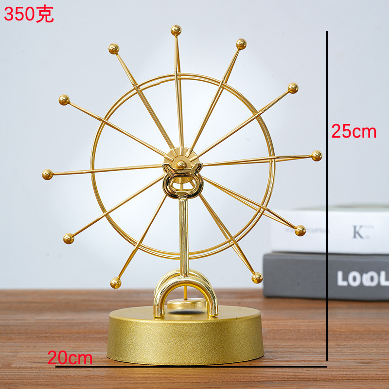 Ornamento caótico máquina de movimiento perpetuo Newton balancador billar de escritorio decoración del hogar silencioso