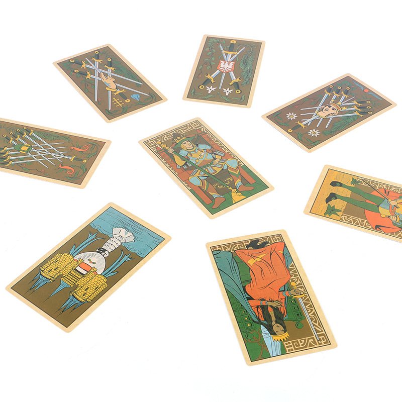 Symbolic Tarot Of Wirth Oracle Cards For Party Games And Divination_voghion.com
