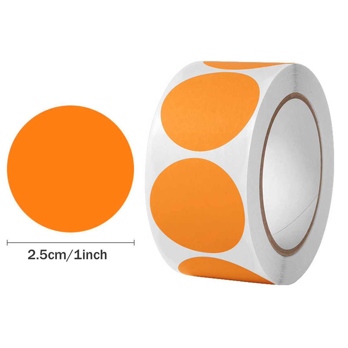 c521;2.5cm/1inch*500 스티커