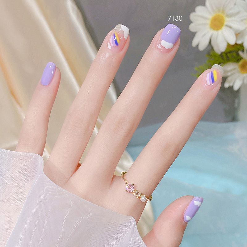 嫣恣定制批发公斤装美甲色胶一笔上色高饱和清新显白432色指甲油