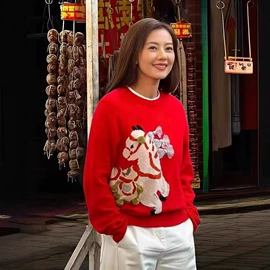 女式针织衫;女式羊毛衫;毛衣