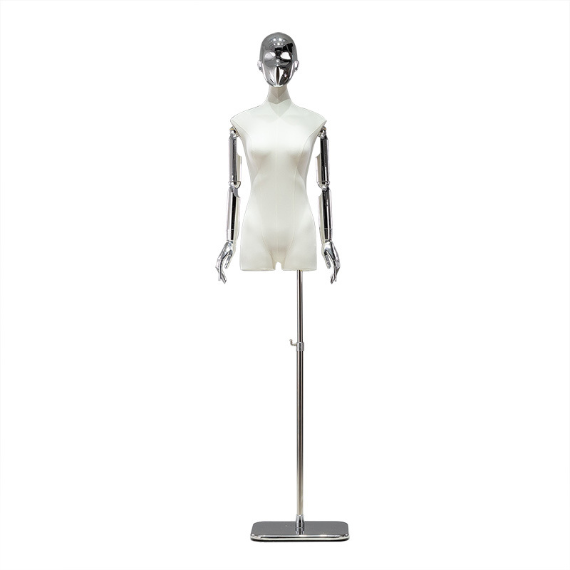 Maniquí Femenino de Busto con Clavícula de Plástico para Tiendas de Ropa y Escaparates image 5