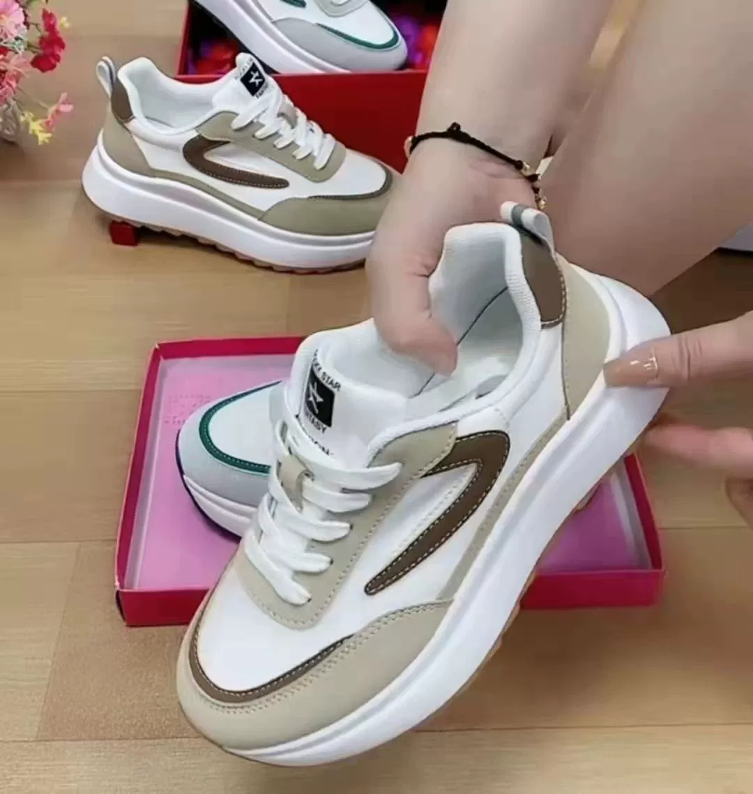 Обувь Женская Весна и лето 2022, новая мода, кроссовки Forrest Gump, дышащие ножки из лайкры, маленькая Универсальная Спортивная повседневная обувь