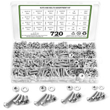 720pcs���P�304����ʮ�ֱP�^�ݽz4#6#8#10#��ƽ�|��ĸ�M�����b