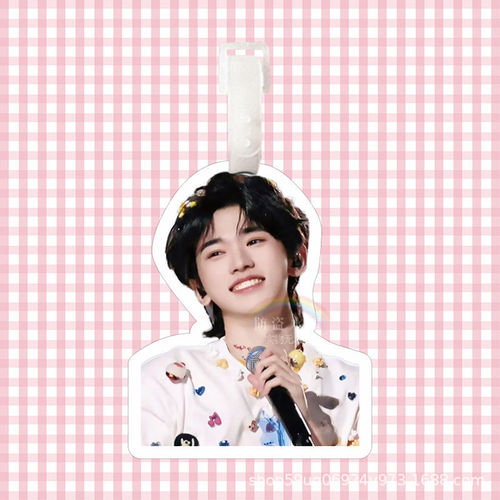TNT Song Yaxuan Backpack Accessory Luggage Tag Travel Suitcase Boarding Pass Charm Big-Headed Celebrity Backpack Pendant Liu Yaowen