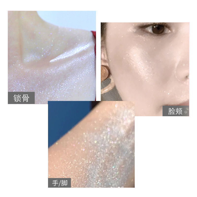 polvo brillante spray cos clavícula ropa cabello cuerpo de alto brillo fijación brillante fijación de estilo duradero