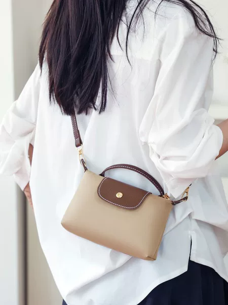 Cross-Border Popular Mobile Phone Bag for Women 2026 New Fashion Color-Blocking Handbag Casual Nylon Shoulder Crossbody Bag Women's Bag