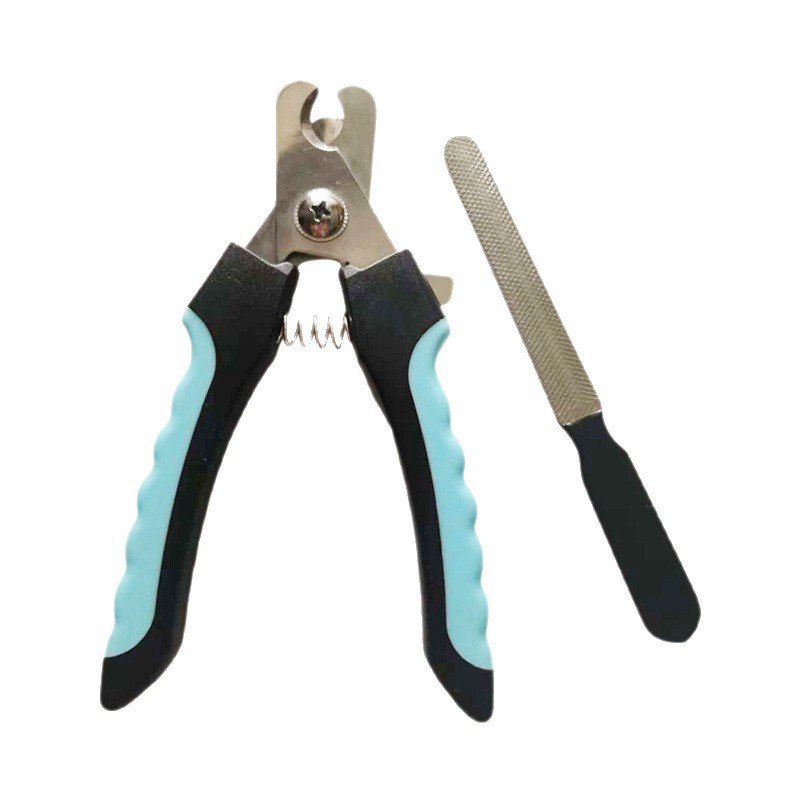 En stock al por mayor perro gato cortaúñas con archivo mango curvo cortaúñas mascotas suministros de limpieza gran cantidad y excelente precio