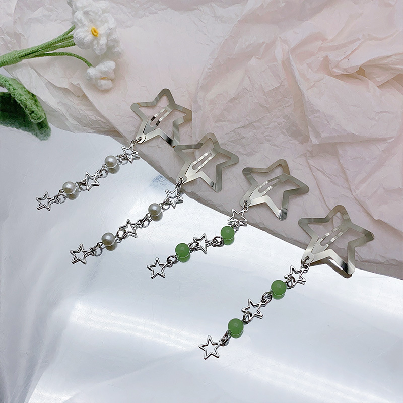 Women's Star IG Style Y2K Alloy Charm Hair Clips display picture 7
