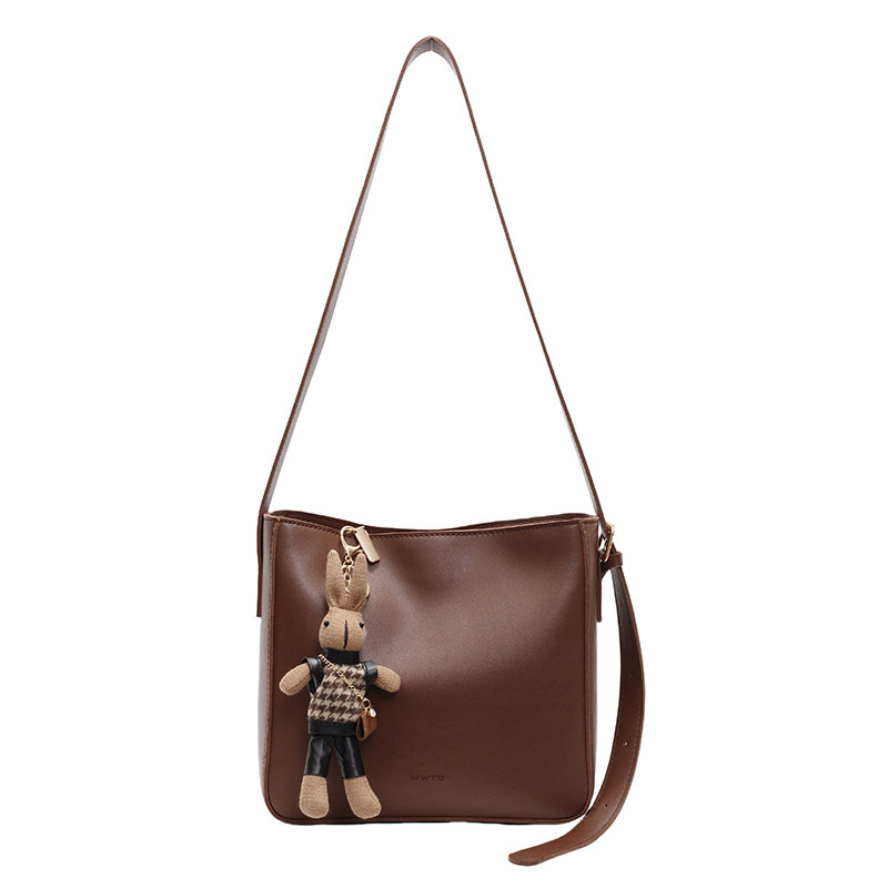 Cross-border superfire simple bolso casual para mujeres 2025 nuevo bolso de hombro retro de alta calidad bolso de cubo de agua