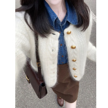 冬装搭配一整套高级感干练气质女装韩系温柔风今年流行漂亮套装裙