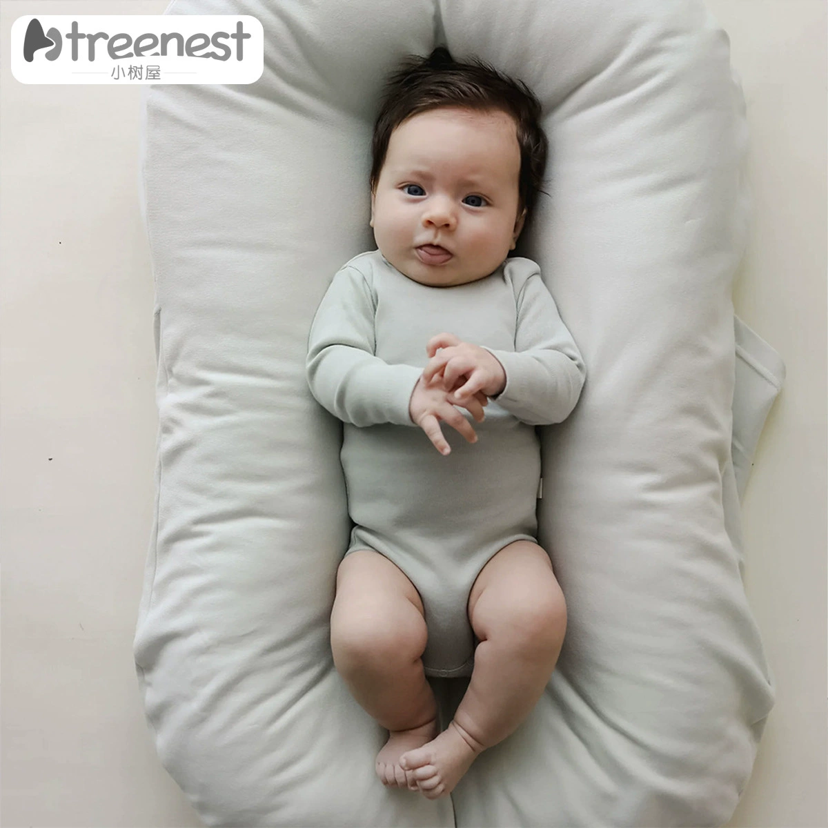 Новый стиль печати хлопчатобумажная детская кровать средняя кровать портативная матка бионическая кровать трансграничный новорожденный играет кровать шезлонги