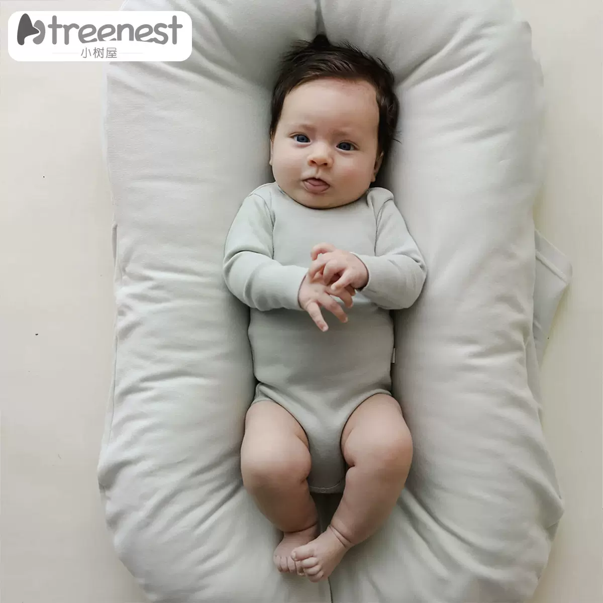 新款印花棉布婴儿床中床便携式子宫仿生床跨境新生儿玩耍睡床躺椅