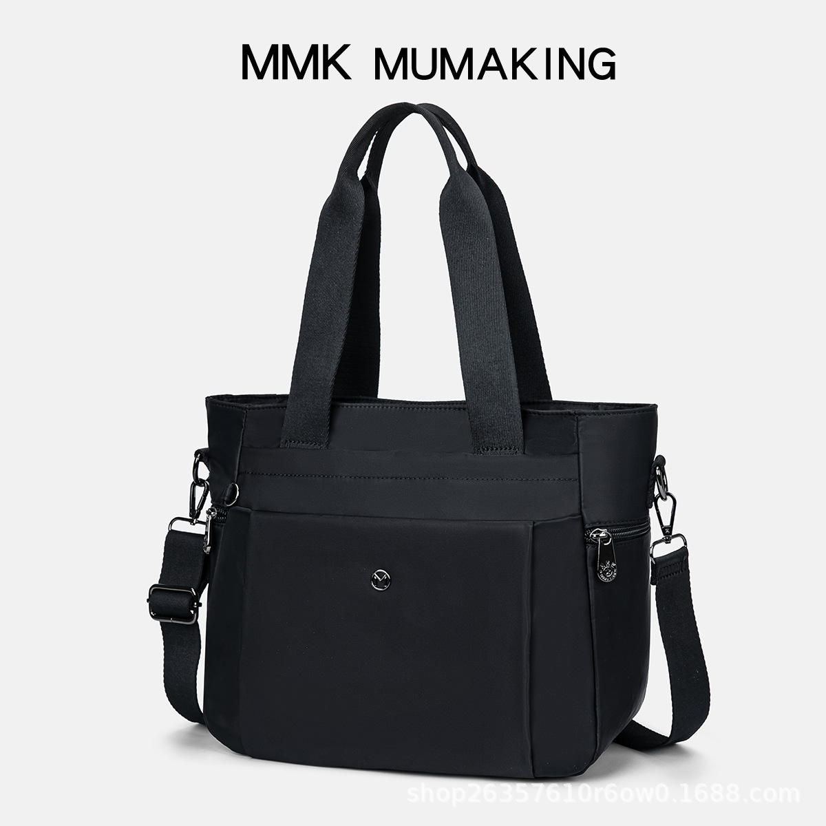 Guangzhou Nylon Large Capacity Casual Tote Bag Commuter Shoulder Crossbody Nylon Handbag Lightweight Women's Bag