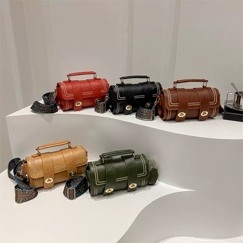 高级感复古时尚女士手提包包2025新款跨境包包女轻奢单肩包斜挎包