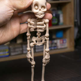 ♤3D打印骷髅骨架人关节可活动儿童万圣节玩具礼物冰箱贴送女朋友