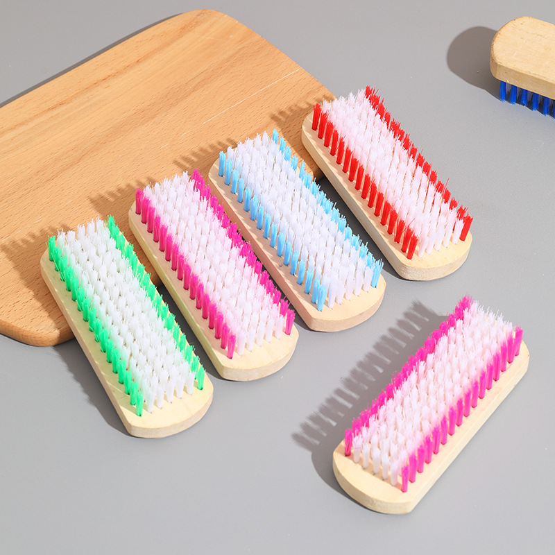 Supply new color pure wood brush solid wood brush wood brush laundry brush wooden 2 yuan shop supply