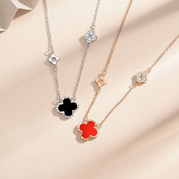 Agate brand small design fashionable necklace