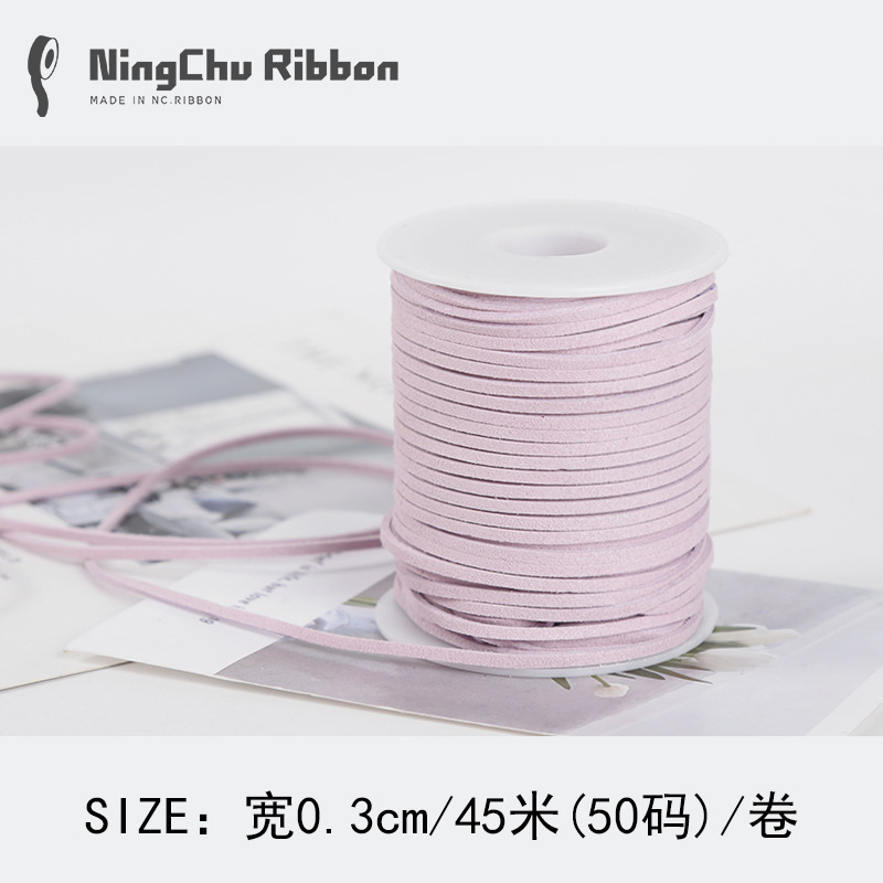 Coreano terciopelo deerskin cuerda floral terciopelo cinta ramo fresco cinta DIY regalo vaca cadena regalo decoración de la torta