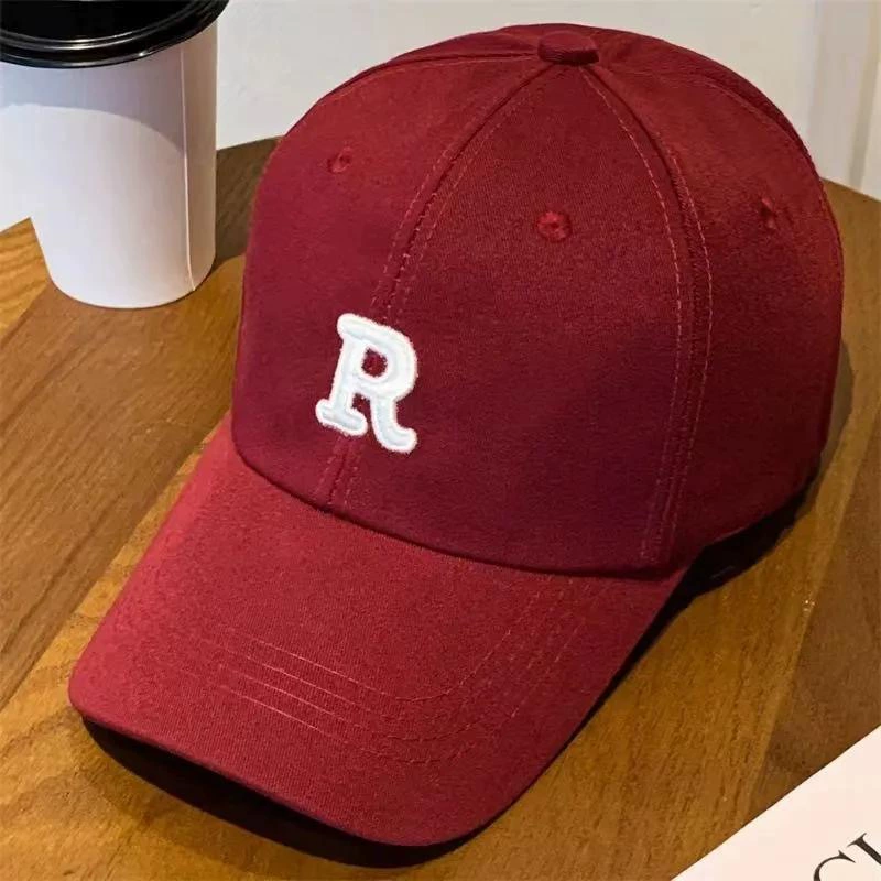 Осенне-зимняя корейская универсальная шляпа с жесткими полями для похудения лица R-label, бейсболка, модная солнцезащитная шляпа от солнца, солнцезащитная шляпа