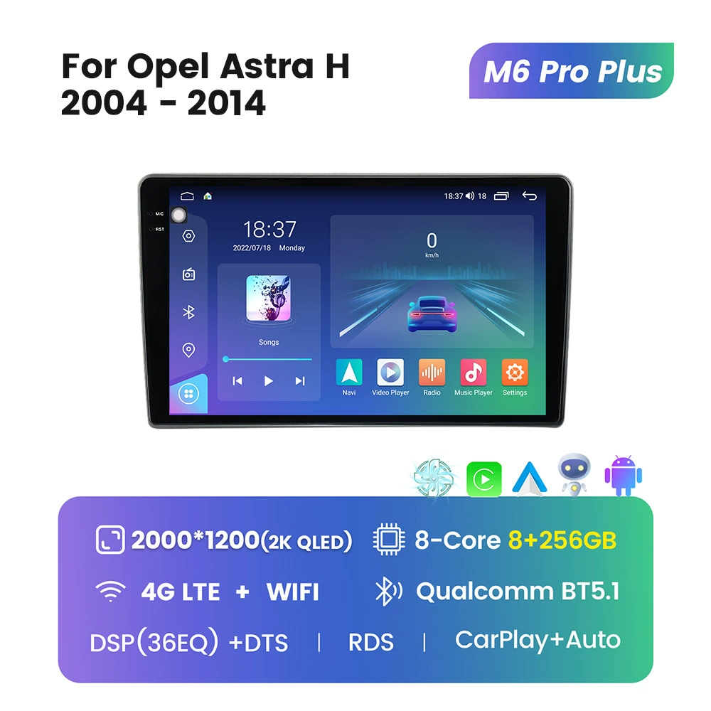 Подходит для Opel ASTRA H 04-14 — замена на Android с большим экраном, средняя консоль, навигация M6Pro 8+256G