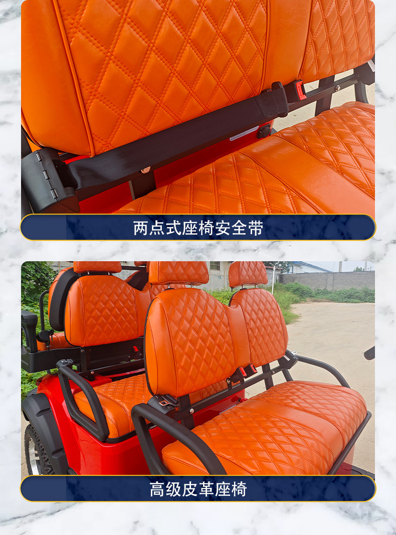 Kepler Electric Golf Cart Sightseeing Vehicle Scenic Area Source Manufacturer Four-Wheel Electric Golf Cart