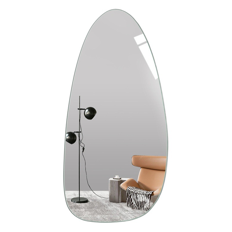 BOLEN Internet fotografía de celebridades espejo de tocador sin marco de forma especial espejo decorativo sala de estar guardarropa espejo de cuerpo completo pared autoadhesiva