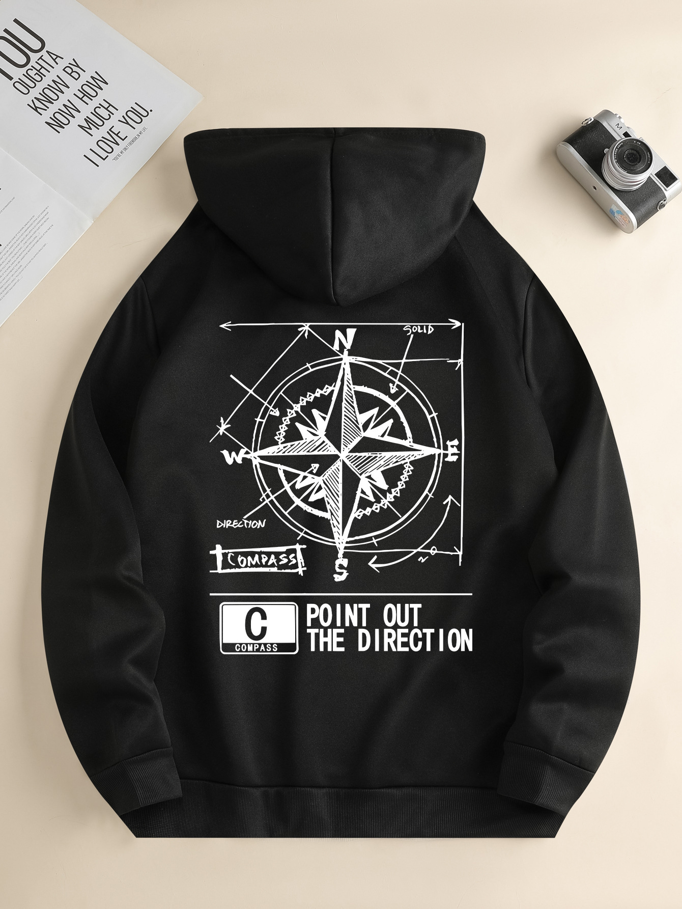 Men's new fashion hoodie, casual daily drawstring 2025 Sudadera